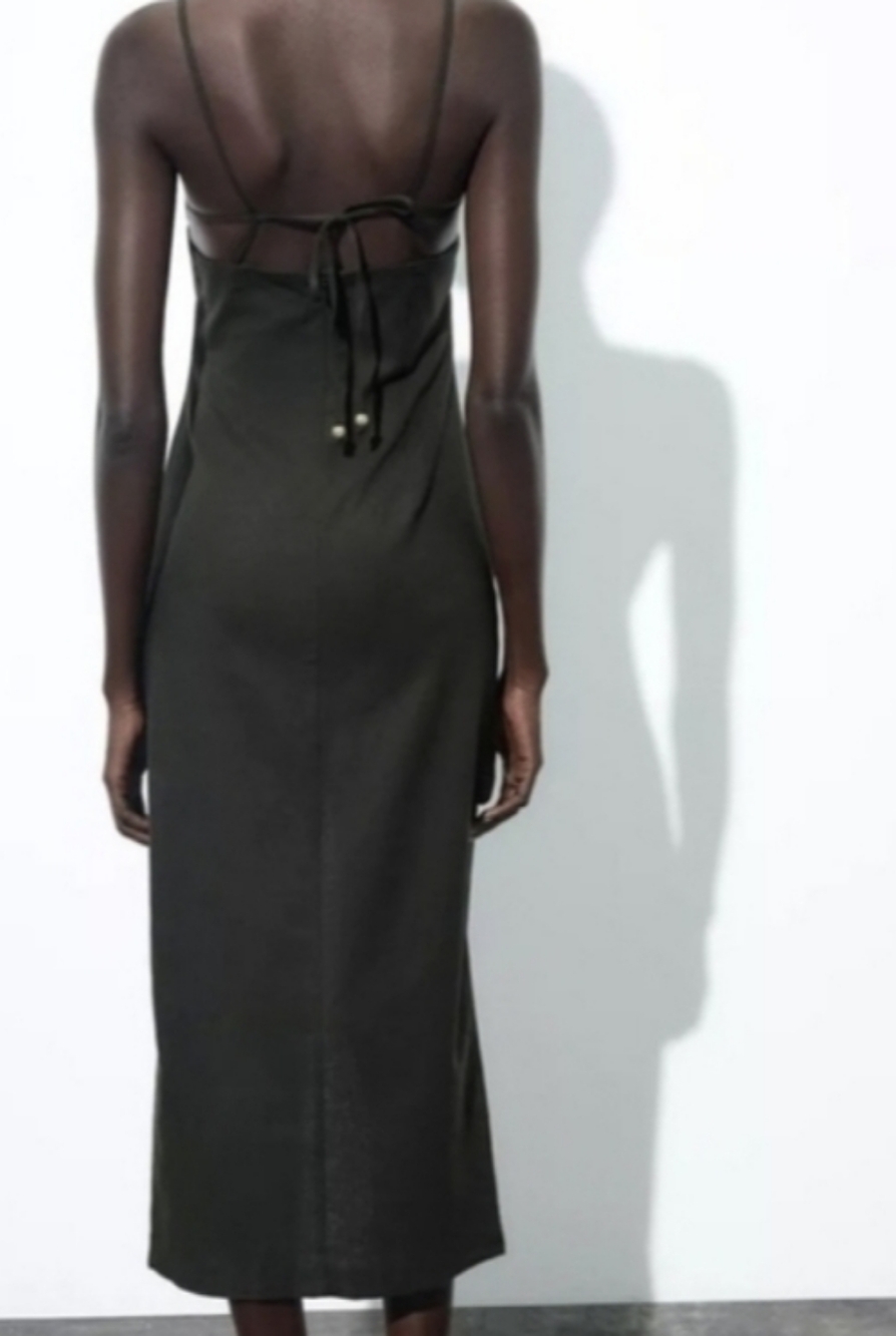 New Linen Blend Dress
